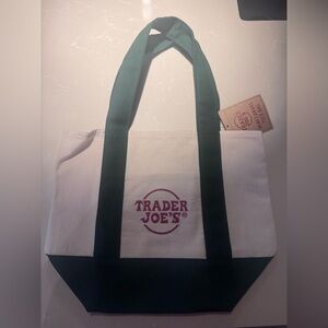 Trader Joe’s mini canvas tote bag